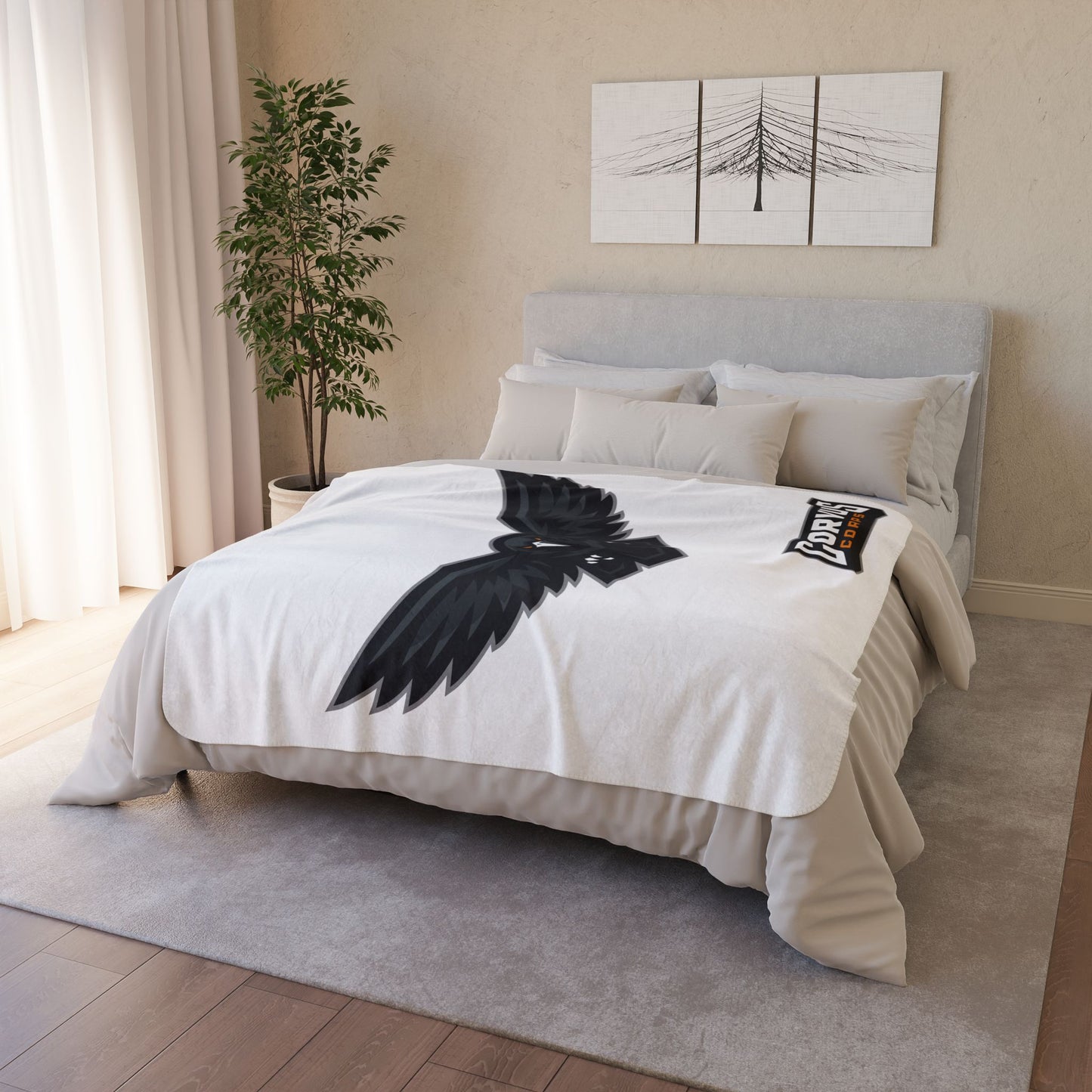 Corvus Corps Fleece Sherpa Blanket