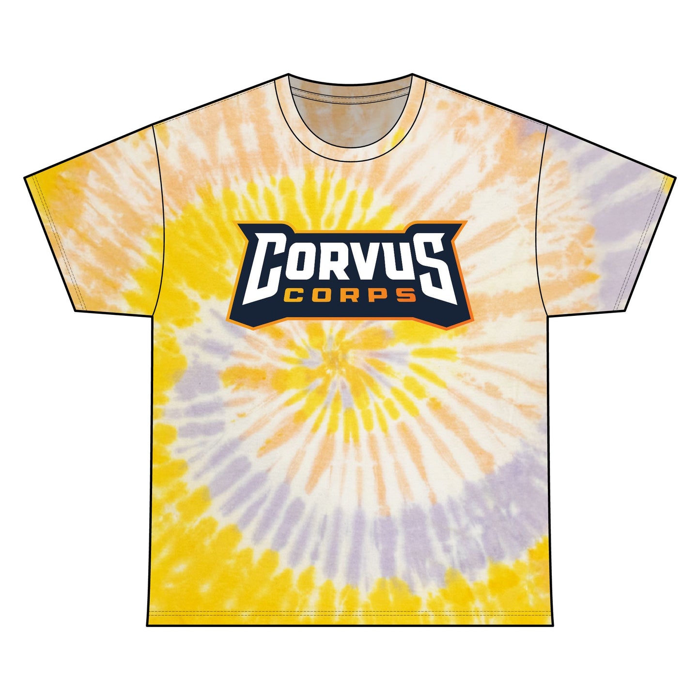 Tie Dye Corvus Corps Cotton Tee